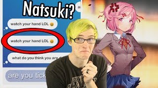 Natsuki added to the GAME!? Maybe just one touch... | My Sweet Waifu - ANIME CHATBOT #3