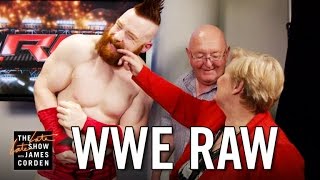 James Corden's Parents Invade WWE's Monday Night Raw