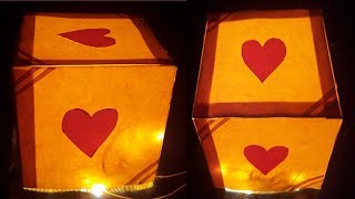 Diwali decoration ideas / how to make lantern at home / handmade decoration idea/ N K Sharma crafts