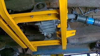 установка подрамника раздатки нива