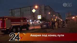В Казани на большой скорости столкнулись две иномарки