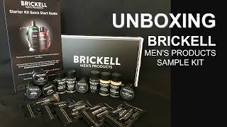 Unboxing Brickell Mens Products Sample Kit