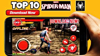TOP 10 Spider-man Games for Android||free,offline/online,psp,console,Dolphin emulator,Download 2019