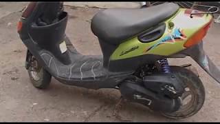 Замена  сальника коленвала на Suzuki Let`s