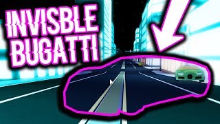 BUYING AN INVISIBLE BUGATTI FOR $50,000 IN ROBLOX JAILBREAK!