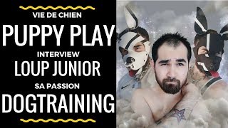 PUPPY PLAY : Rencontre avec un PUPPY ! Loup Junior adepte du Dog Training