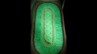 Овальная салфетка - скатерть. 1 часть. Мастер класс.