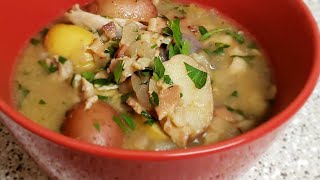 Beer braised chicken stew