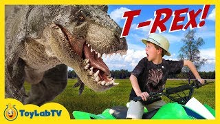 Giant T-Rex Dinosaur Encounter & Jurassic Adventure Surprise Egg Toys