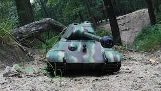 Танк на радиоуправлении German King Tiger Heng Long 1/16 2.4G