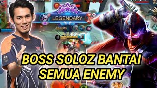 BOSS SOLOZ Pakai HAYABUSA Habis Semua Enemy Dibantai |Hayabusa gameplay|