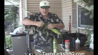 CORN ON DE COBB GRILLIN with Tasty Licks BBQ Rubs & the SmokinGuitarPlayer