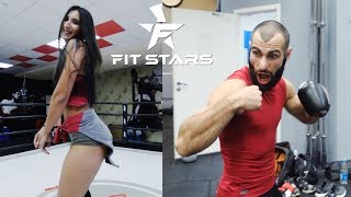 Гога бьет сильнее бойцов? Тверк от Майи Блиновой! FitStars Weekly Vlog