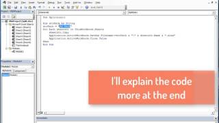 Split an Excel workbook into multiple files