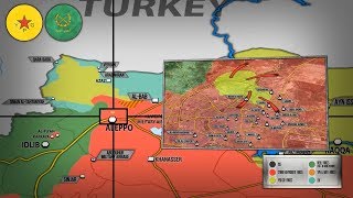23 февраля 2018. Военная обстановка в Сирии. Курды передали сирийской армии часть районов Алеппо.