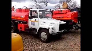 18 Бензовоз (заправщик) ГАЗ-3309 АТЗ-4.9 ГРАЗ / Fuel tanker