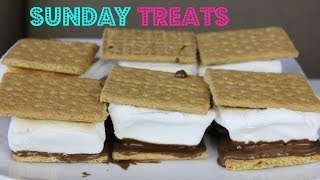 SUNDAY TREATS HOW TO MAKE DELICIOUS S'MORES|B2cutecupcakes
