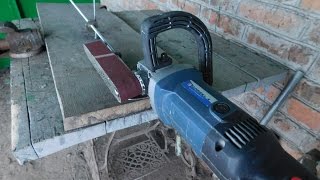 Мини гриндер(электронапильник) для ленивых!Без токарных работ!!!