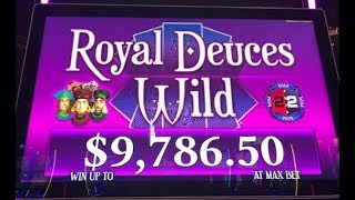 NEW! Free Spins Bonus Win! Max Bets on Royal Deuces Wild @ Rosie's!