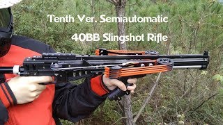 Tenth Semiautomatic 40BB SlingBow Upgarded to 11st VER - Full-Metal Ball dropping Tongue Controller