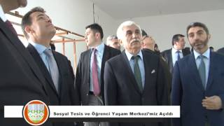 Karabük Üniversite'si Sosyal Tesis ve Öğrenci Yaşam Merkezi’miz Açıldı