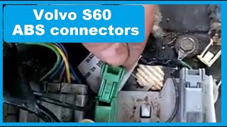 Volvo S60 V70  Abs Sensors Location - Front / Rear  2001-2009