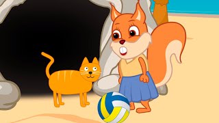 Famille d'Écureuil - Grotte Du Chat Vidéos Animé 2021 en Français 13+