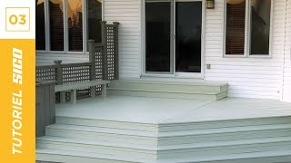 PEINTURE SICO | Tutoriel maison – extérieur : comment teindre votre terrasse