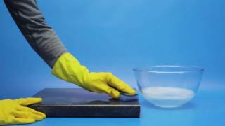 Een granieten aanrecht schoonmaken