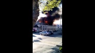 МИГ полыхает. пожар в ялуторовске 8.05.2016 (8 мая 2016)