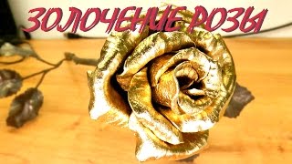 Бизнес в гараже. Химическое никелирование и золочение розы.