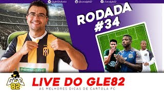 CARTOLA FC 2019 | RODADA 34 | LIVE DETALHADA