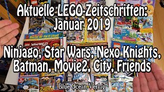 Januar 2019: Aktuelle LEGO-Magazine (City, Batman, Star Wars, Ninjago uvm)