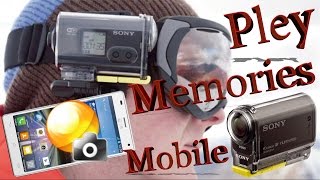 ACTION CAM SONY HDR - AS20  ВИДЕООБЗОР ПОДКЛЮЧЕНИЕ С ПОМОЩЬЮ МОБИЛЬНОГО ПРИЛОЖЕНИЯ
