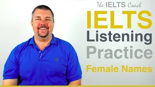 IELTS Listening Practice - Spelling Test - Female Names