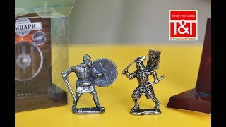 Амберкинг, металлические солдатики Рыцари и Самураи