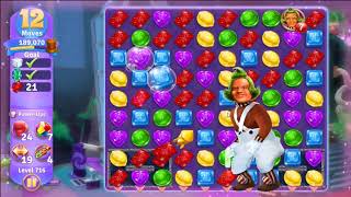 Wonka's World of Candy Level 716 - NO BOOSTERS + FULL STORY ? | SKILLGAMING ✔️