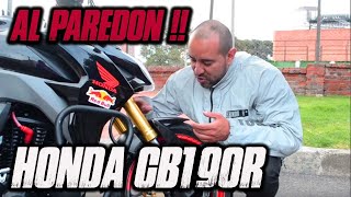 AL PAREDON HONDA CB190R #FULLGASS