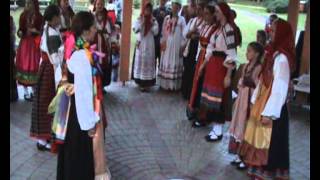Фольклорный ансамбль "Свечаник" (г. Москва). Выступление в Паланге