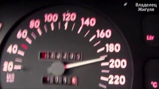 Разгон ВАЗ 2106 1.8L.  до 200км/ч  Для тех кто сомневался#