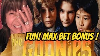 WINNING AND FUN! MAX BET GOONIES SLOT-POKIES