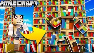 BIBLIOTECZKA TROLL - ZABAWA W CHOWANEGO W MINECRAFT (Hide and Seek) | Vito vs Bella