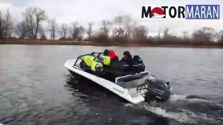 Лодка Салют NewLine 490 (NL490). Тест на воде.