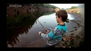 Fishing around the Blue River Lake, Oregon