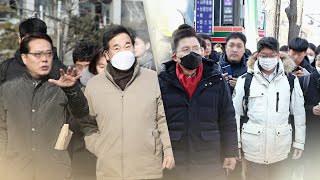 이낙연-황교안 종로 대전 본격화…현장 행보 / 연합뉴스TV (YonhapnewsTV)