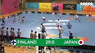 WUC 2018 - FIN v JPN Highlights (Men)