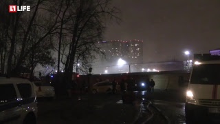 Крупный пожар в Москве