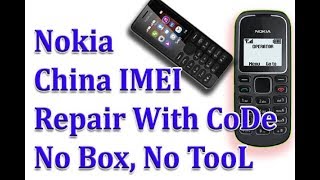 How to solve nokia china invalid imei with code | How to write imei in nokia china phones