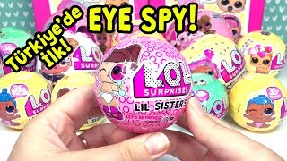 Türkiye'de ilk LOL Yeni Seri 4 Eye Spy Lil Sisters