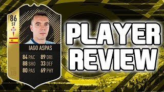 FIFA 18 - SIF 86 RATED IAGO ASPAS PLAYER REVIEW!!! FIFA 18 ULTIMATE TEAM PLAYER REVIEW!!!